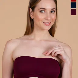 ComfyStyle Pack Of 3 Bandeau Underwired Bra-picture-13