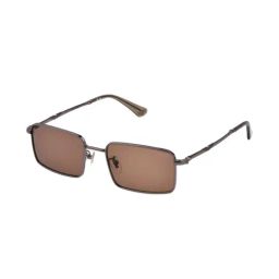 Police SPLL85K54568SG Grey UV Protected Rectangular Sunglasses for Men-image-19
