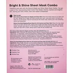 Quench Botanics Bright and Shine Sheet Mask Combo image 2