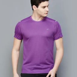 Fame Forever by Lifestyle Purple Regular Fit Sports T-Shirt-picture-3