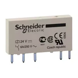 SCHNEIDER ELECTRIC Power Relays INTERFACE RELAY, SPDT, 6A, 12VDC, SOCKET, RSL1AB4JD-28