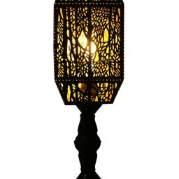 Mfd Home Furnishing Black Metal Table Lamp-27