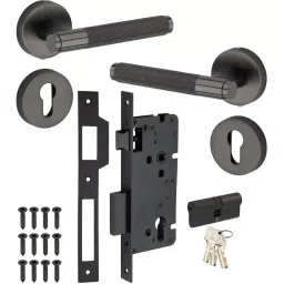 Atom Brass Black Door Handle Lock Set, MH-AKIRA-D-ROSE-CY-BLK-BSK-10-picture-47