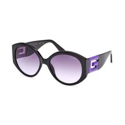 Guess GUS79175683ZSG Purple UV Protected Round Sunglasses for Women-23