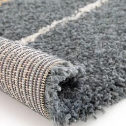 Obsessions Grey Polypropylene Modern Carpet - Medium image 3