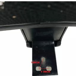 Modern India Seating Polypropylene Free Size Black Adjustable Handle, MISP35-16