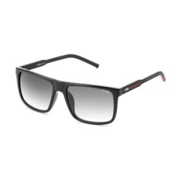 Irus Dark Grey Rectangular Sunglasses For Men-8
