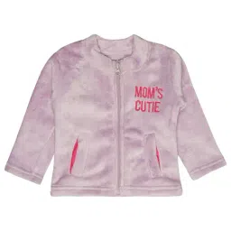 Bodycare Girls Purple Cotton Printed Jacket-image-65