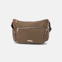 Forever Glam by Pantaloons Brown Solid Medium Sling Handbag-48
