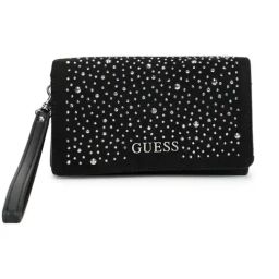 Guess Black Sandria Embellished Tri-Fold Wallet-picture-37