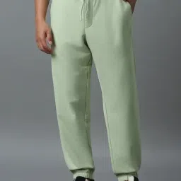 Bewakoof Green Relaxed Fit Joggers-image-77