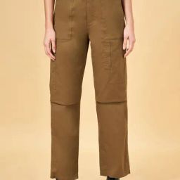SF Jeans by Pantaloons Olive Green Cotton Pants-picture-42