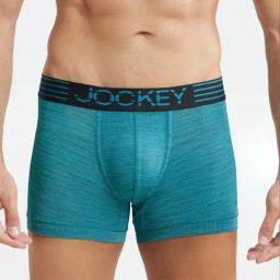 Jockey MM05 Men's Microfiber Mesh Elastane Stretch Sport Trunk with Stay Dry Technology-image-2