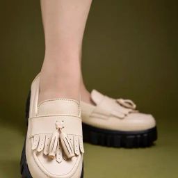 Shoetopia Women's Beige Casual Mocassins-image-16