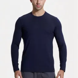 Jockey IM22 Men's Super Combed Supima Cotton Solid Round Neck Full Sleeve T-Shirt-picture-38