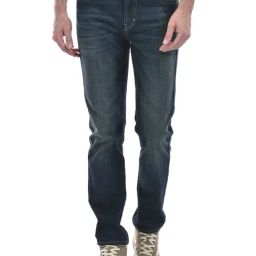 NUMERO UNO Dark Tint Faded Mid Rise Slim Fit Solid Stretchable Jeans-image-63