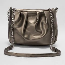 Forever Glam by Pantaloons Gun Metal Sling Handbag-picture-25