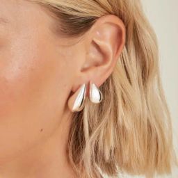 Accessorize London Silver-Plated Drop Earrings -Set of 3 image 2
