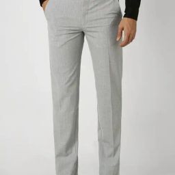 Van Heusen Grey Slim Fit Trousers-image-32