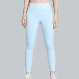 Puma Blue Self Pattern Sports Tights-image-64