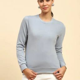 Global Republic Blue Solid Sweatshirt-image-22