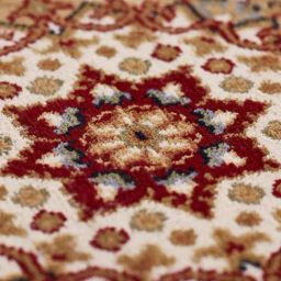 Obsessions Red & Beige Anti-Static Machine Made Classical Carpet - Large image 5