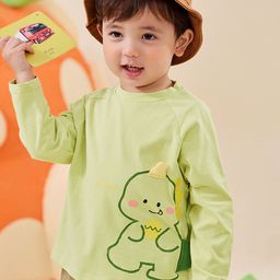 LULU & SKY Boys Printed Extended Sleeves Applique T-shirt-image-25
