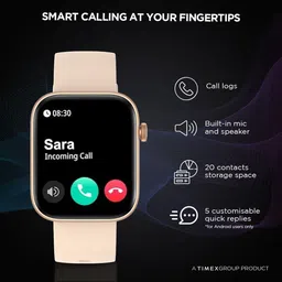 Timex iConnect Calling Lite Display & BT Calling SmartwatchTWIXW601T image 4