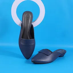 Metro Pointed Toe Block Mules-6