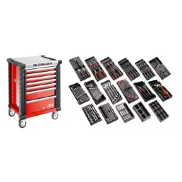 FACOM  Universal Tools in 7 Drawer Roller Cabinet, CM.166 - Set of 166 Pcs-31