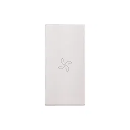 Legrand Switch with Fan Marking Myrius Classic White 6 Amp 1 Module 1 Way, 6792 04-1
