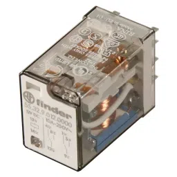 FINDER Relay, Dpdt, 250VAC, 10A, 55.32.9.012.0000-37