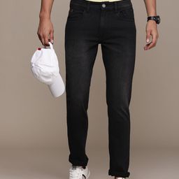 WROGN Men Slim Fit Light Fade Stretchable Jeans-image-30