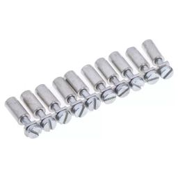 RS PRO Jumper Bar for Use with DIN Rail Terminal Blocks, 399105-40