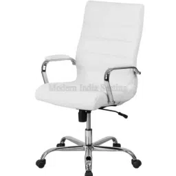 Divano Modular Modern India Seating Office Chair Chrome Series MI210 White-image-6