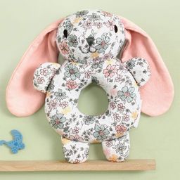 Bonfino Bear Soft Rattle - Multicolour-20