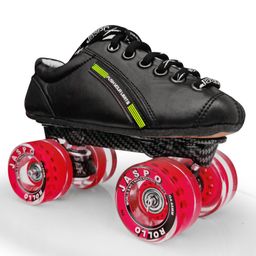 Jaspo Unisex Pro Hyper Quad Outdoor Wheel Shoe Skates Junior 13 Uk Red-image-67