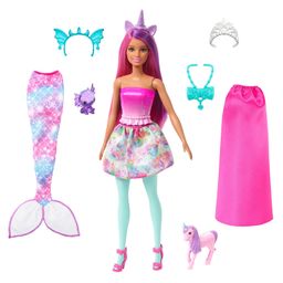 Barbie New Dress up Doll - Height 30.5 cm (Colors and Decorations May Vary)-image-23