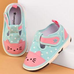 Cute Walk by Babyhug Musical Casual Shoes Velcro Closure - Blue-image-64