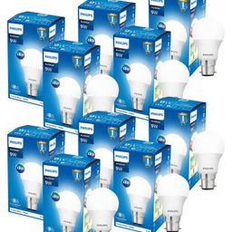 PHILIPS Lighting 9-Watts B22 LED Cool Day White LED Bulb, Pack of 10, (Ace Saver)-19