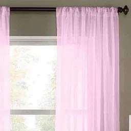Dekor World Multicoloured Set of 2 Sheer Window Curtain image 3