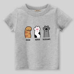 INCLUD Boys Graphic Printed Round Neck Short Sleeves Regular Fit Casual T-Shirt-picture-31