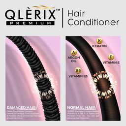 QLERIX Set Of 2 Keratin Shampoo & Conditioner Combo - 100ml Each image 2