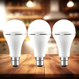 Emergency 12W Inverter LED Bulb with 2000mAh Rechargeable Battery Pack of 3 N412 4 hrs Bulb Emergency Light-image-83