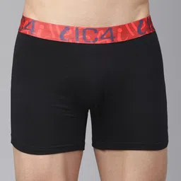 IC4 Men Pack of 2 Black & Charcoal Grey Trunk 0B-C-224P2 image 3