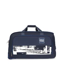 URBAN TRIBE Printed Soft-Sided Medium Duffel Trolley Bag-6