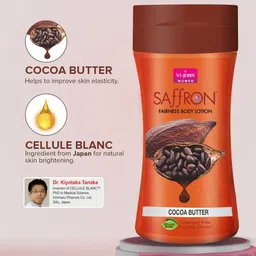 VI-JOHN Set of 2 Saffron Fairness Cocoa Butter Body Lotion 250 ml Each image 2
