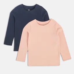 MINI KLUB Thermals Kids Pack Of 2 Cotton T Shirts-image-88