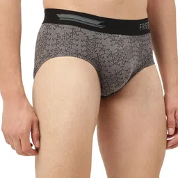 FREECULTR Men Pack Of 2 Self-Design Trunks FC-PT-B-MWH-CSG-02 image 2