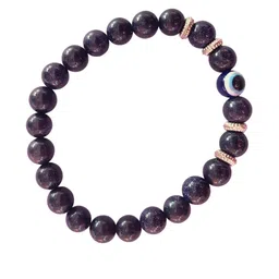 Apnisanskriti Evil Eye Blue Gold Stone Bracelet-picture-1